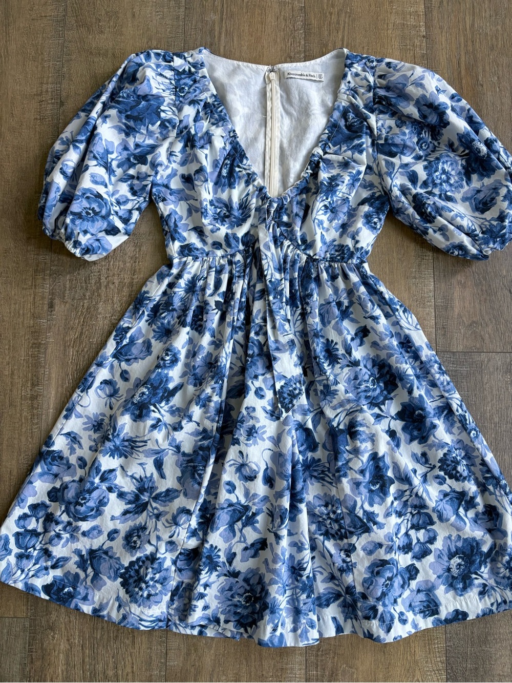 Abercrombie Floral Puff Sleeve Mini Dress XST